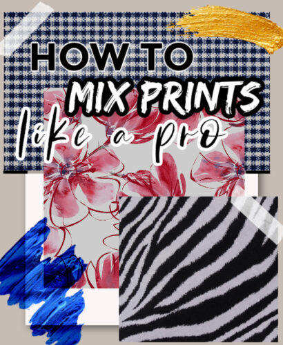 how to mix fashion prints and patterns