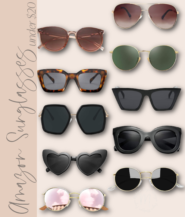 MY 10 FAVORITE AMAZON SUNGLASSES YOU NEED + DESIGNER DUPES