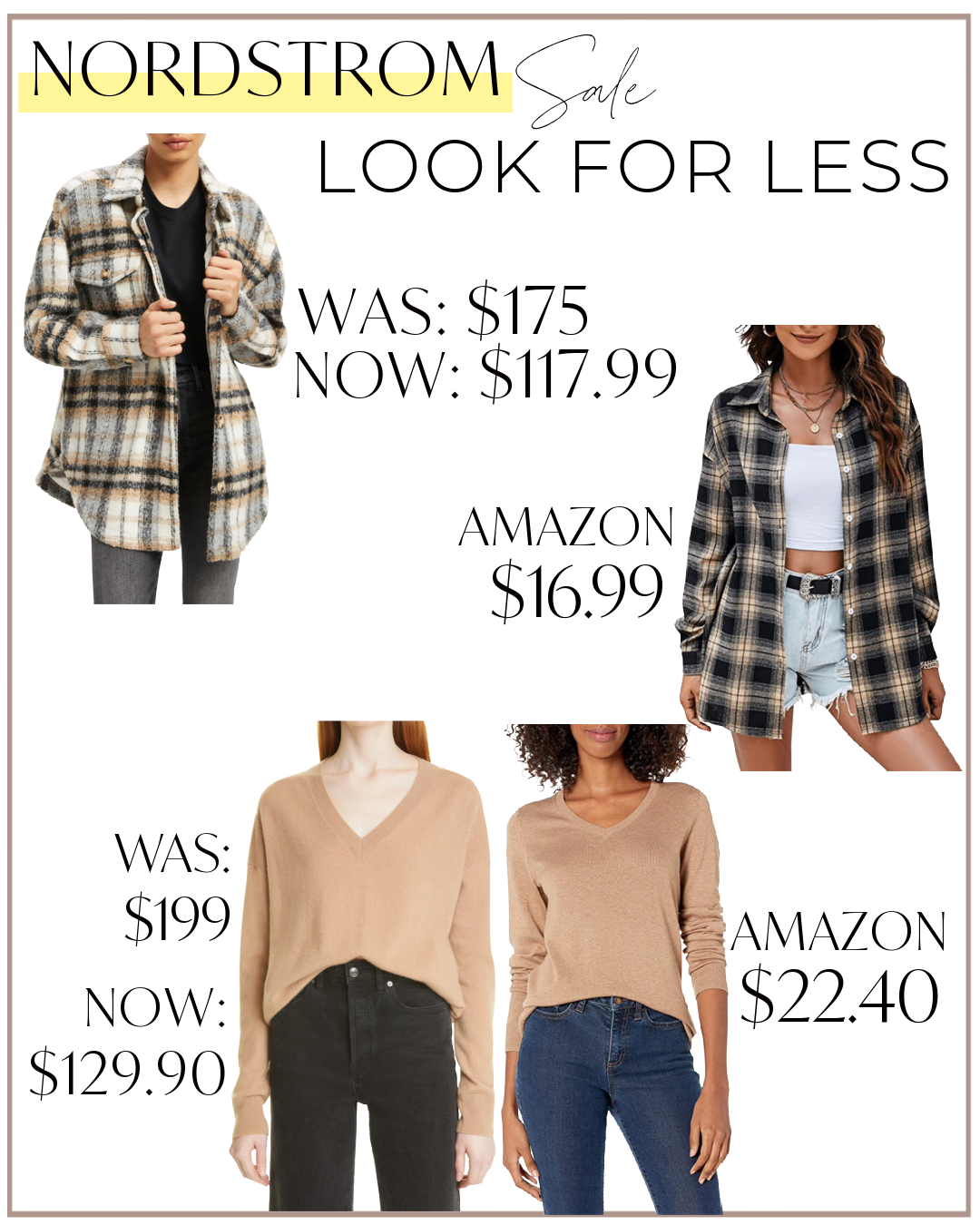 NORDSTROM SALE 2022, LOOKS FOR LESS